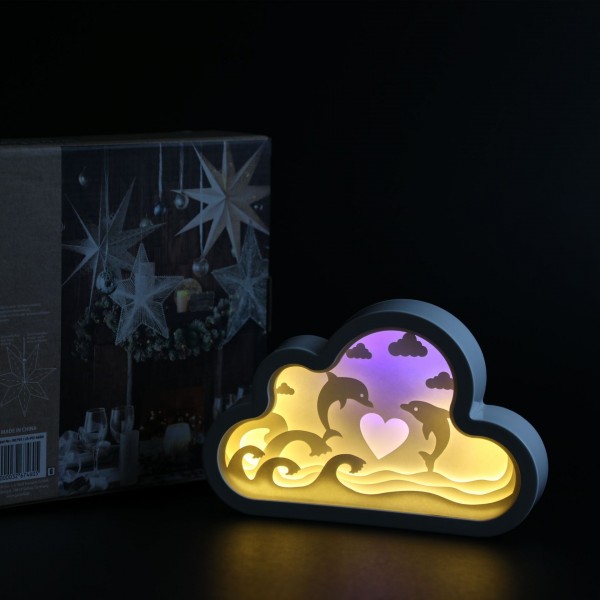 Creative 3D Paper Carving Light 