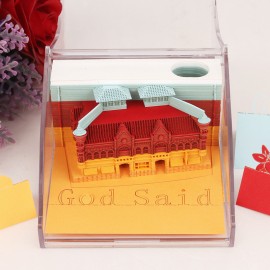 3D Memo Pad Catholic church