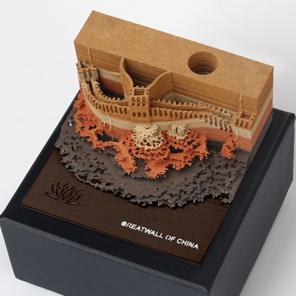 3D Memo Pad Great Wall