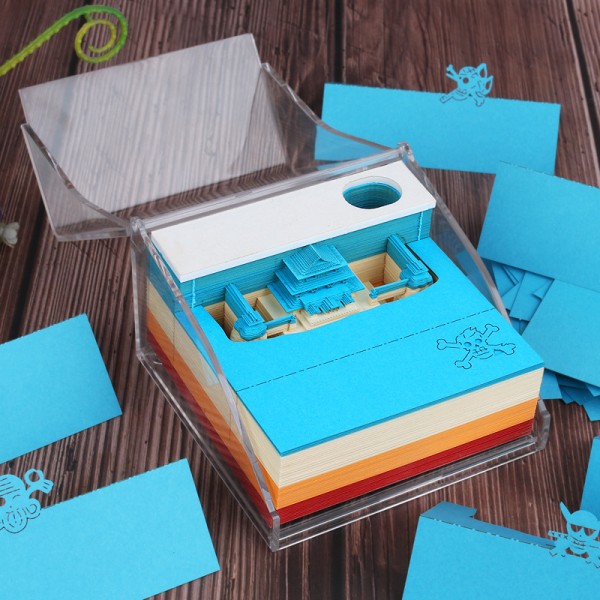 3D Memo Pad Navy headquarters