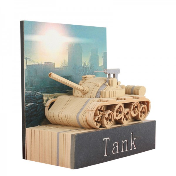 3D Memo Pad tank