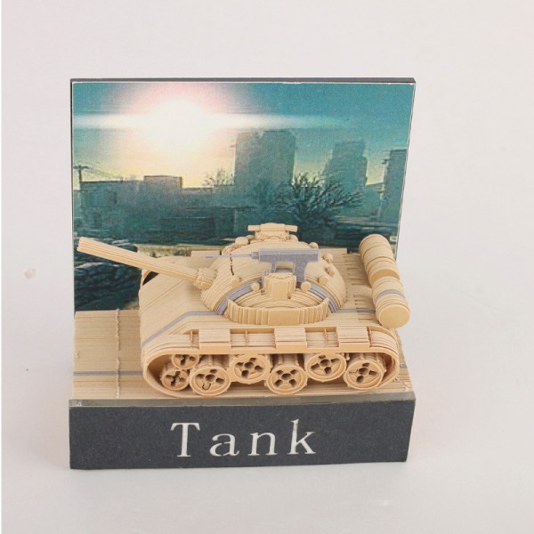 3D Memo Pad tank