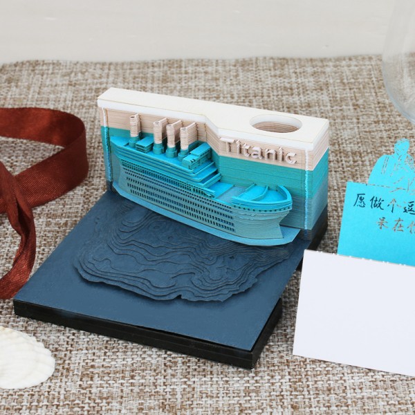 3D Memo Pad Titanic