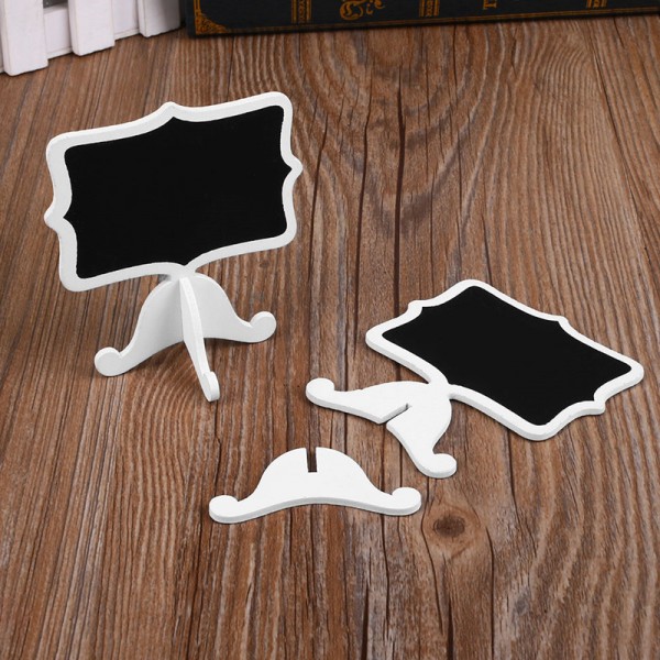 ZWBB012 Double-sided Chalkboard for Food Labels Table Numbers and Place Cards Display