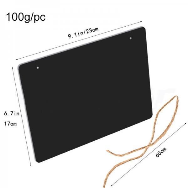 ZWBB030 Double-sided Chalkboard for Food Labels Table Numbers and Place Cards Display