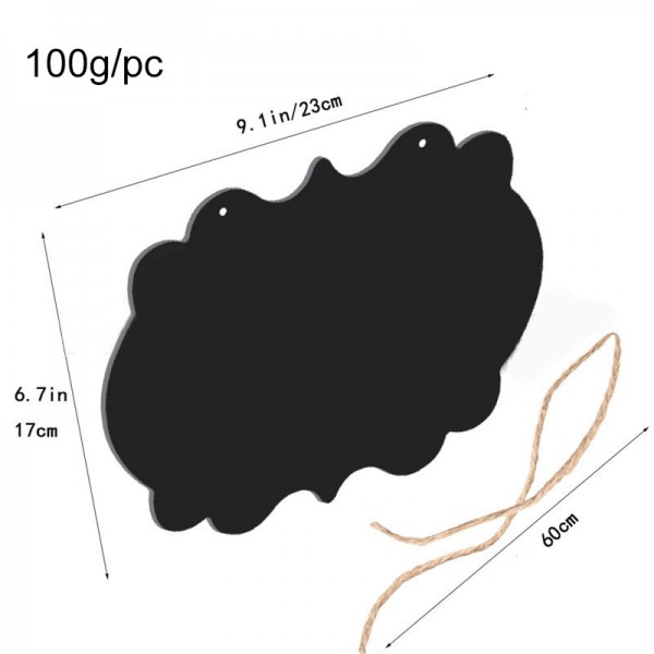 ZWBB030 Double-sided Chalkboard for Food Labels Table Numbers and Place Cards Display