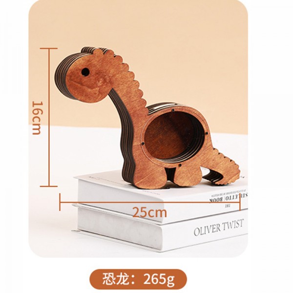 ZWMB002 Wooden Animal Piggy Bank