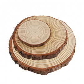 Unfinished Natural Tree Slice Wooden Circle