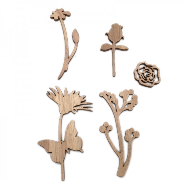 Wooden Cutouts Ornaments for DIY Craft Making