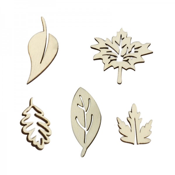 Wooden Cutouts Ornaments for DIY Craft Making