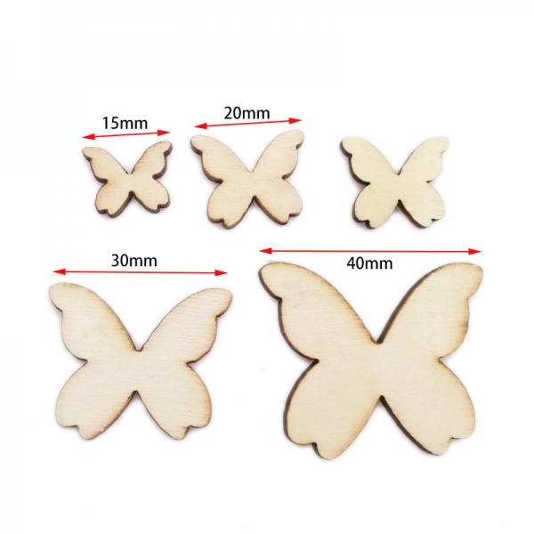 Wooden Cutouts Ornaments for DIY Craft Making