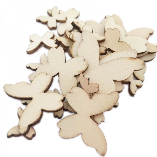 Wooden Cutouts Ornaments for DIY Craft Making