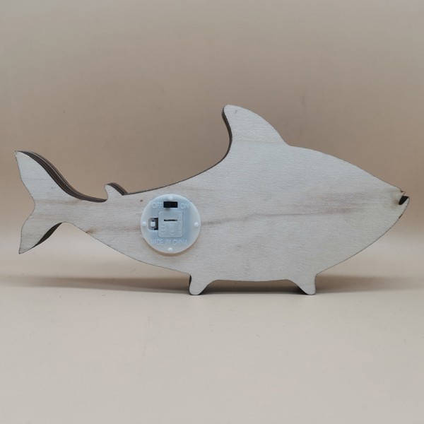 ZWAC01 Wooden Animal fish Statue