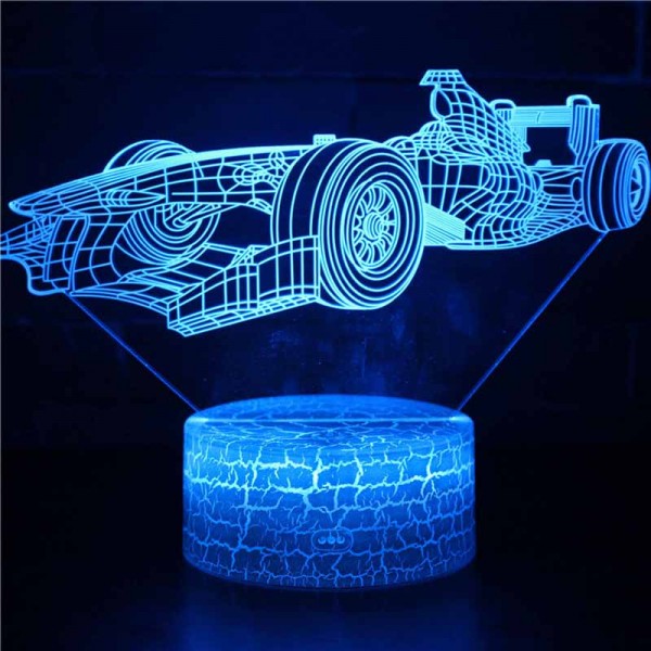 3D Acrylic Table Lamp car series