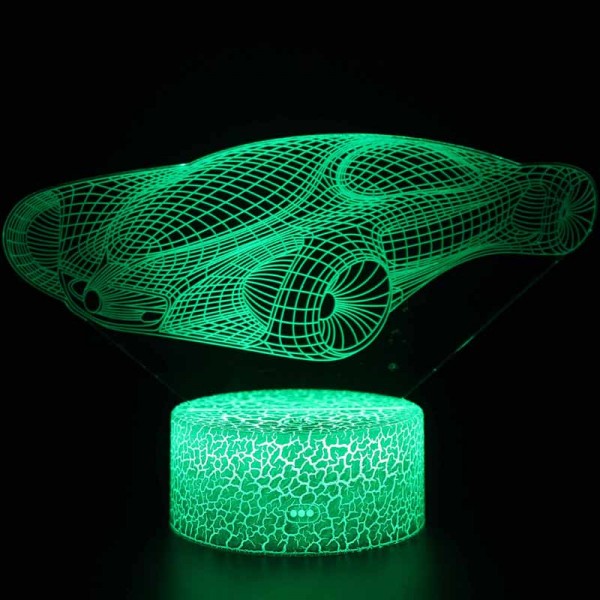 3D Acrylic Table Lamp car series