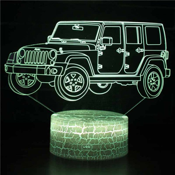 3D Acrylic Table Lamp automobile series