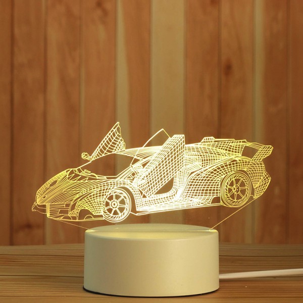 3D Acrylic Table Lamp Traffic series