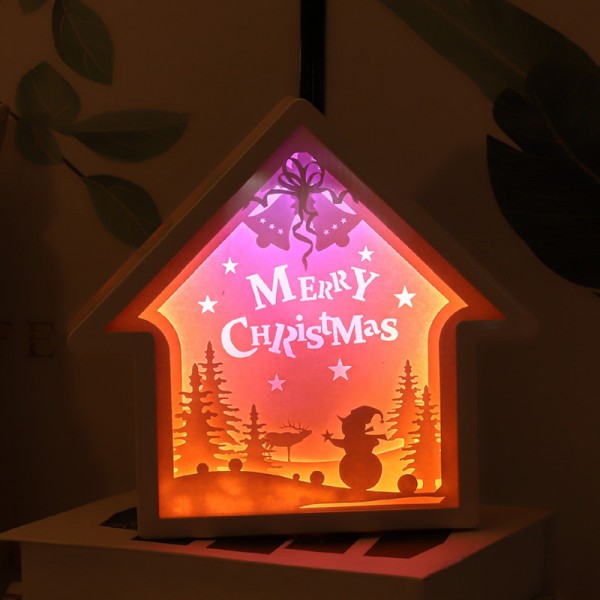 3D Paper Carving Night Light