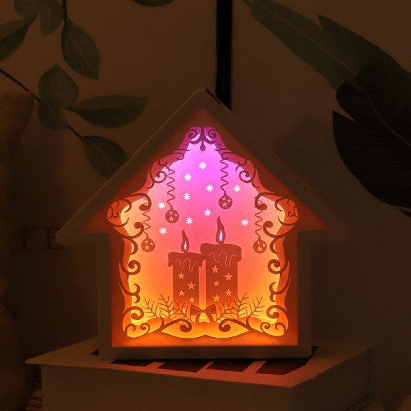 3D Paper Carving Night Light